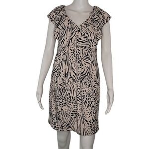 tropical print dresses for women Women's Blue and White Tropical Print Dress- Women's Vacation Dresses-  Aakaa Dresses  Juliana's Boutique